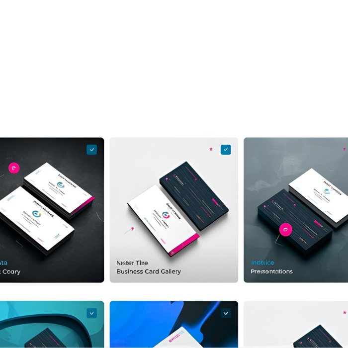 Cartes de visite, modèles